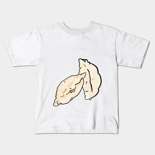 Gyoza plate Kids T-Shirt by Uwaki